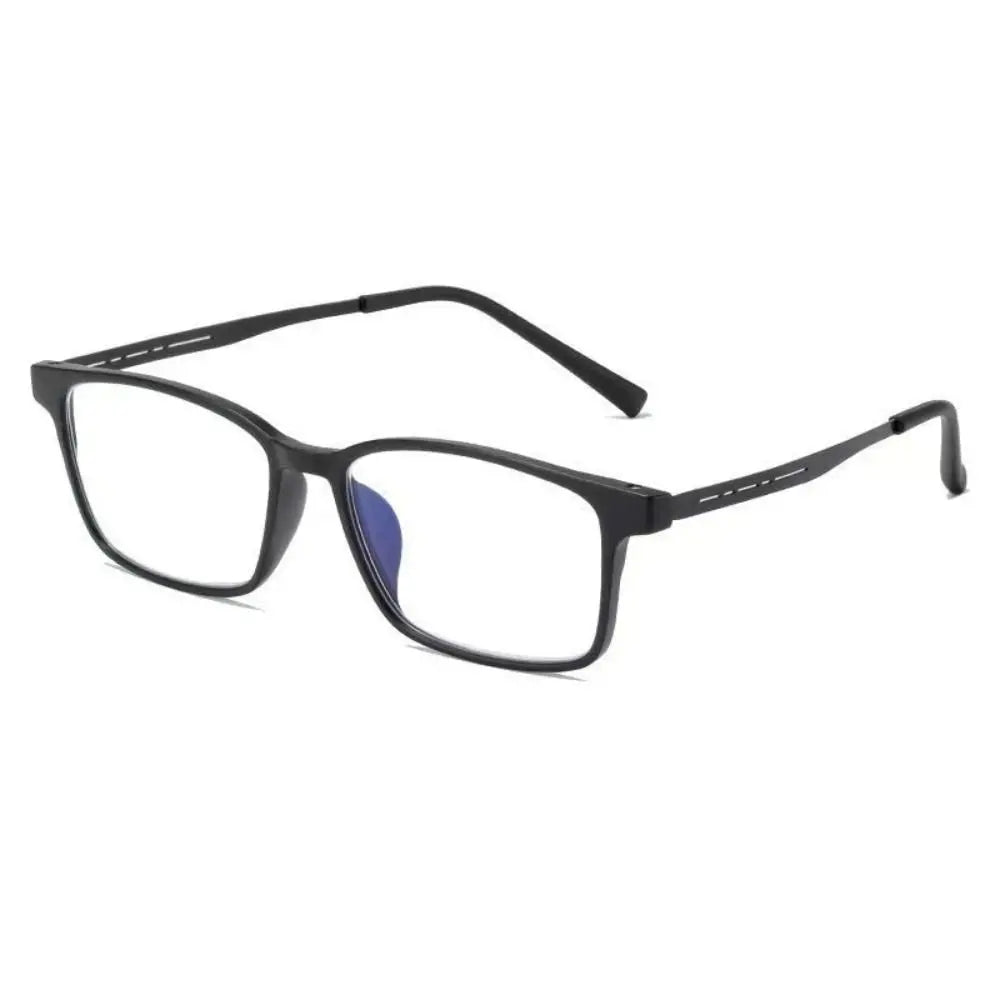 Anti-Blue Light Reading Glasses – Ultralight TR+Metal Unisex Reading Glasses SWANS matte black Strength 150