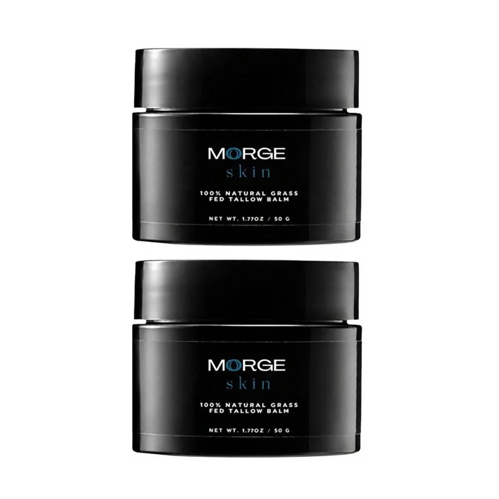 Grass Fed Tallow Balm Moisturizer 50g – Natural Face Cream Face Tallow Balm SWANS 2pcs