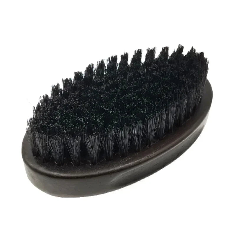 SWANS Boar Bristle Beard Brush – Natural Wood Men's Grooming Beard Grooming Brush SWANS