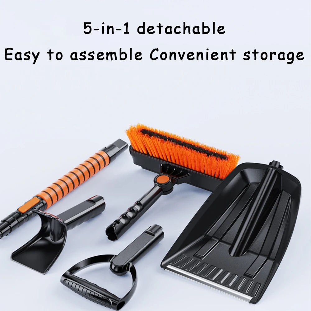 Retractable Car Ice Scraper & Snow Brush – 2-in-1 Winter Tool Ice Scraper Snow Brush SWANS
