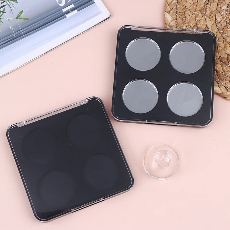 4-Grid Magnetic Empty Makeup Palette – DIY Cosmetics Organizer Makeup Palette Organizer SWANS