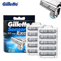 Gillette Sensor Excel Replacement Razor Cartridges – Twin Blade Razor Blade Cartridges SWANS 10pcs