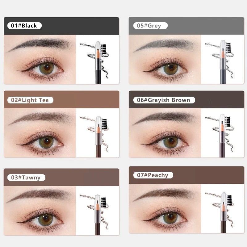 Waterproof Microblading Eyebrow Pencil – 6 Colors Long-Lasting Eyebrow Pencil SWANS