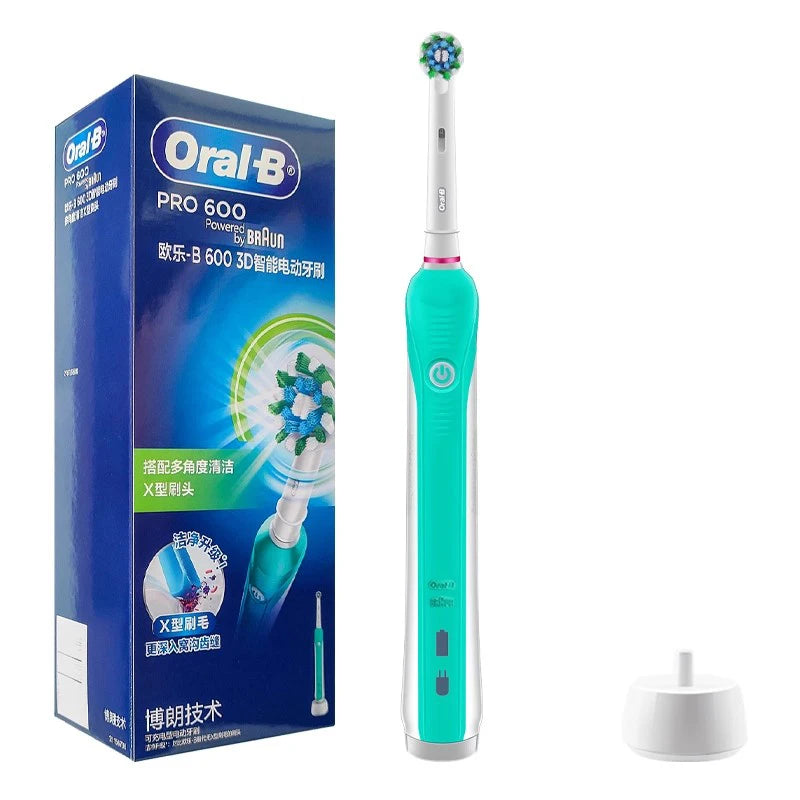 Oral-B Pro600 3D Electric Toothbrush – Timer & IPX7 Electric Toothbrush SWANS pro600