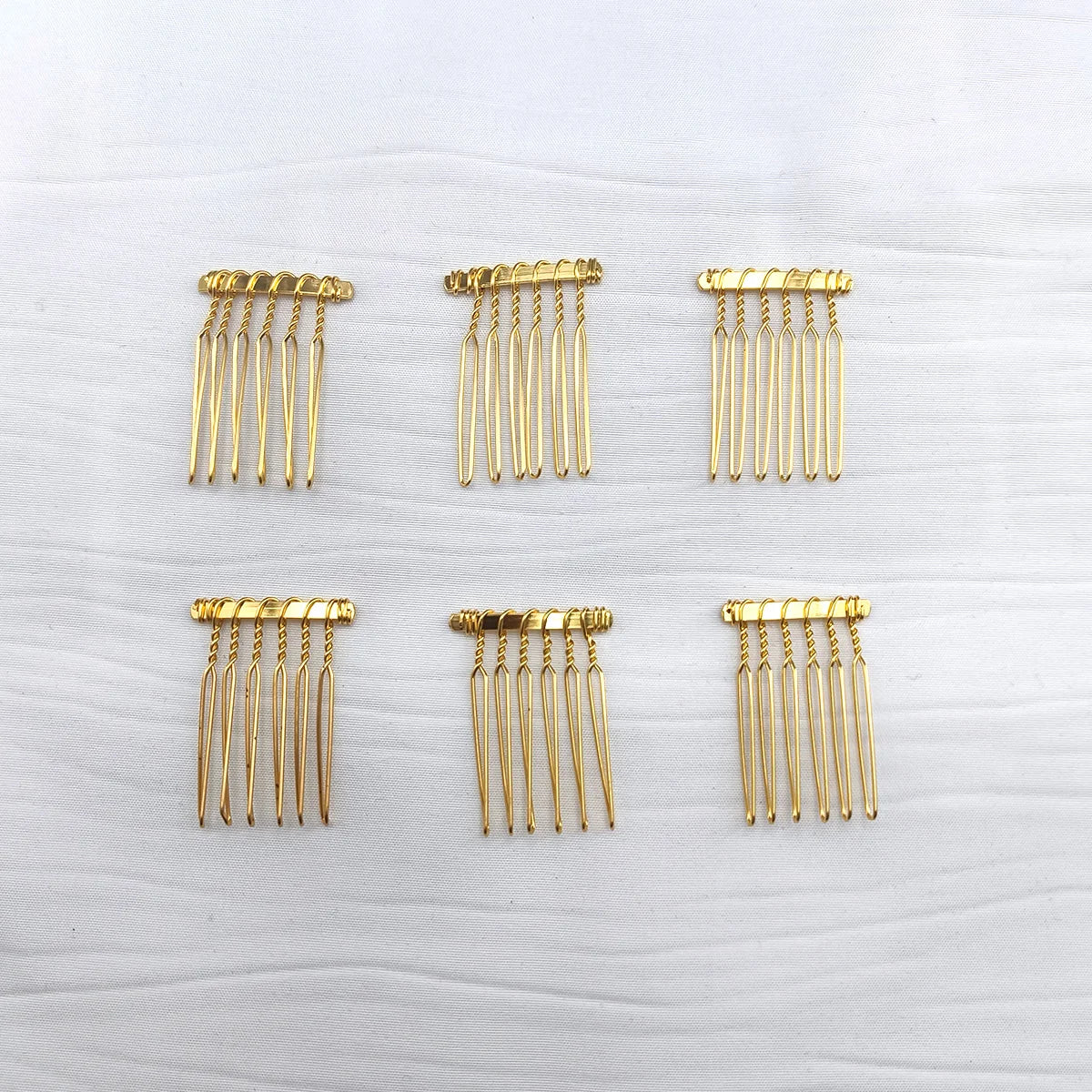 10-Pack 6-Teeth Metal Hair Comb Clips – DIY Jewelry Making Metal Hair Combs SWANS 10 PCS FJ