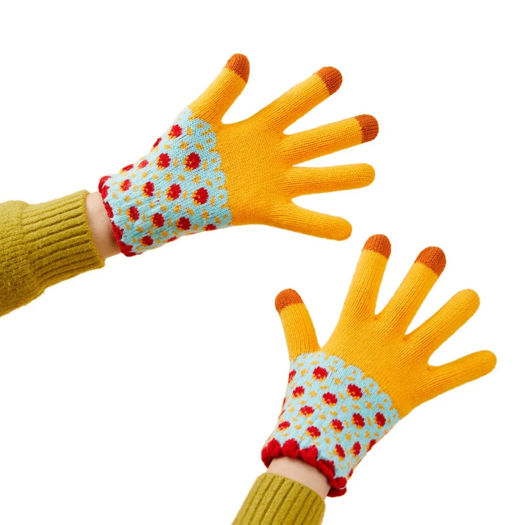 SWANS Fleece-Lined Touchscreen Winter Gloves – Windproof Touchscreen Winter Gloves SWANS