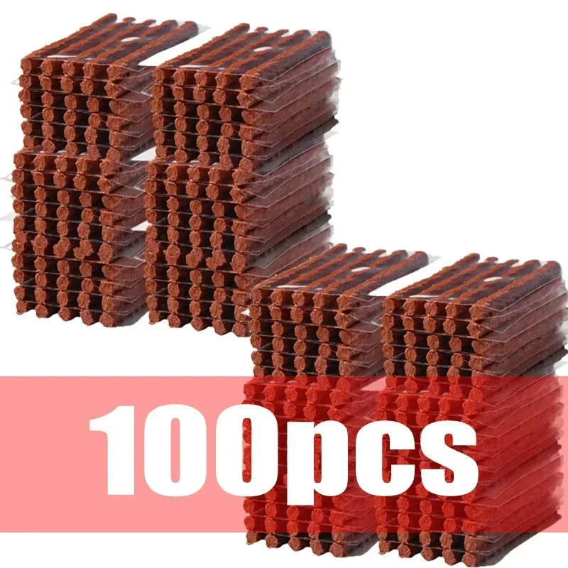 Tubeless Tire Repair Kit – T-Handle Plug Tools for Car & Motorcycle Tire Repair Kit SWANS 100pcs