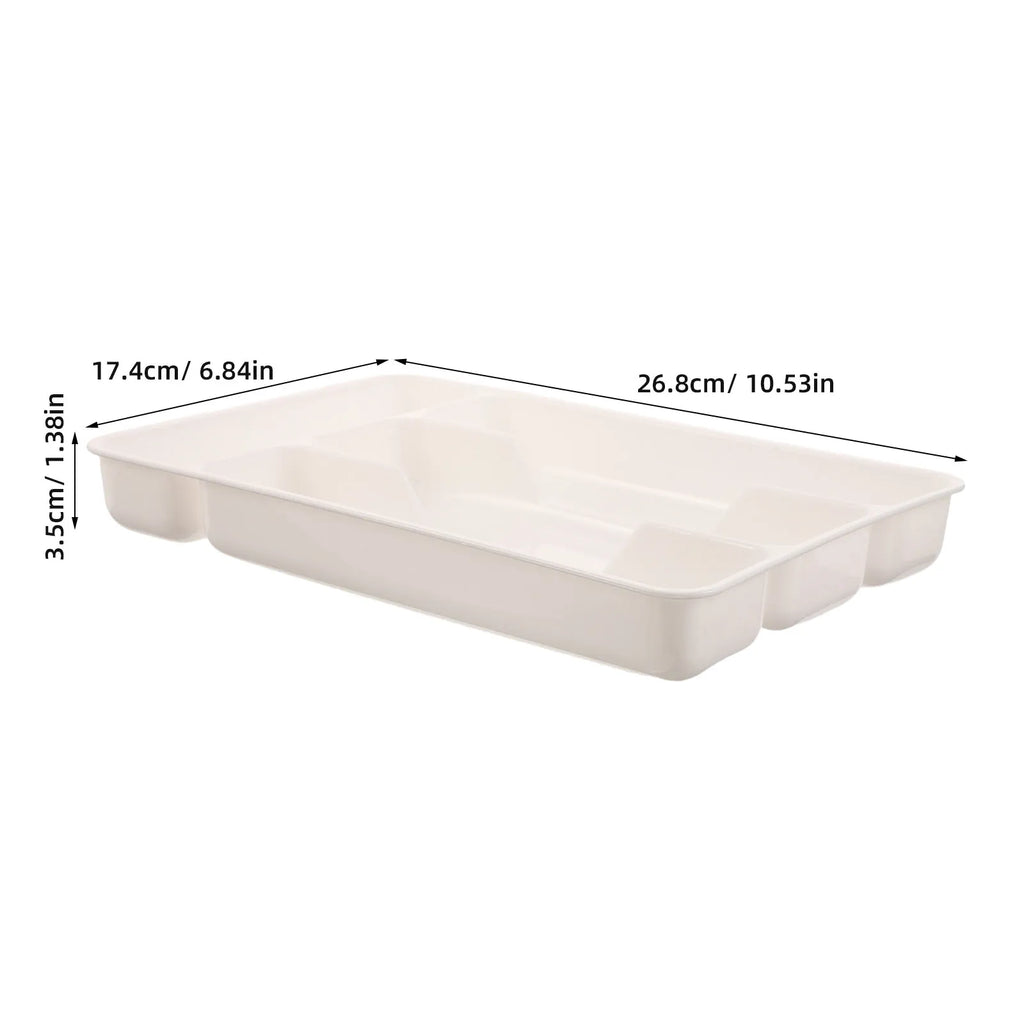 2-Pack Stackable Cutlery Organizer Tray | Utensil Storage Utensil Organizer Tray SWANS
