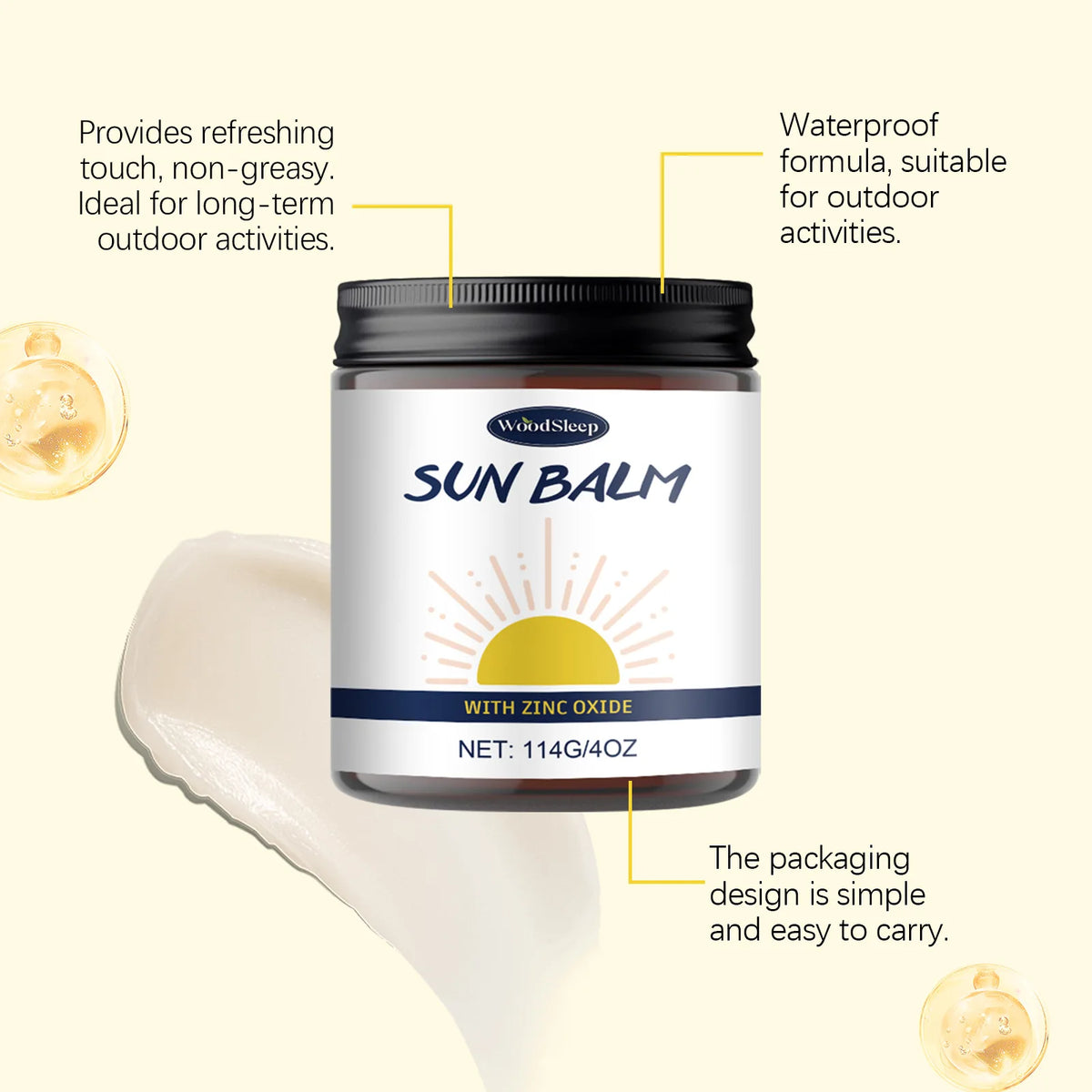 WOODSLEEP Beef Tallow Skin Care Set – Cream, Sunscreen & Soap Skin Care Set SWANS