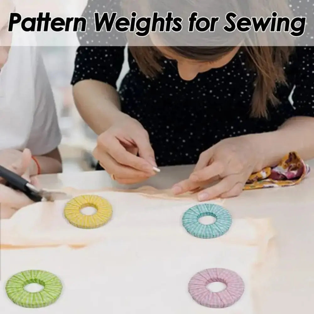 4-Pack Round Metal Fabric Pattern Weights – Sewing & Quilting Fabric Pattern Weights SWANS