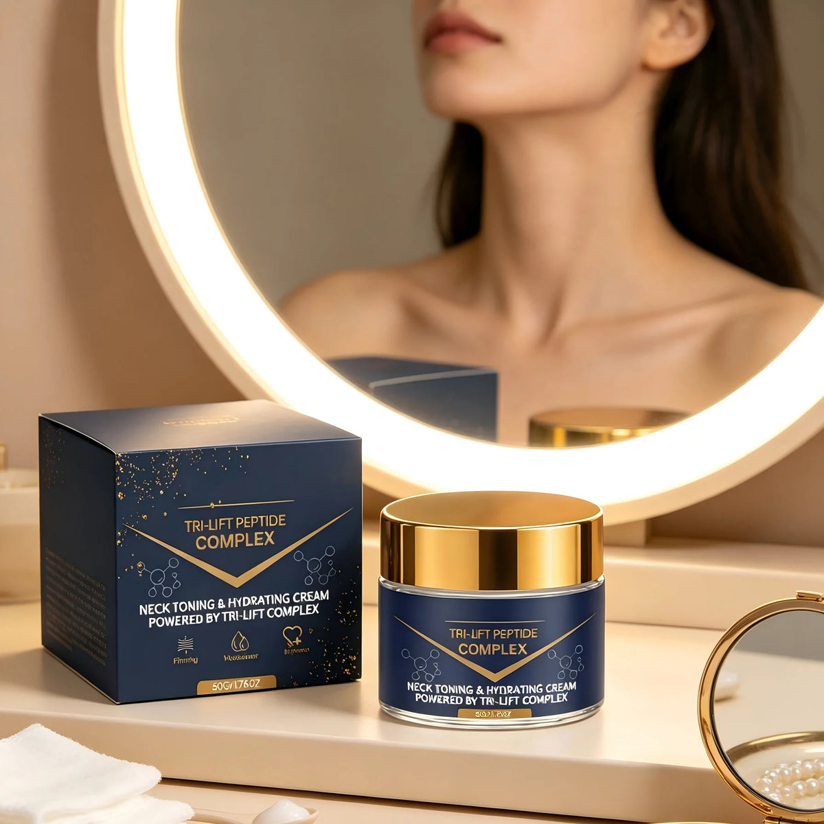 Peptide Neck Cream – Firming, Lifting & Moisturizing 50g Neck Firming Cream SWANS