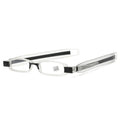 Vintage Flexible Reading Glasses – Ultra Light Unisex Readers Reading Glasses SWANS black Strength 250