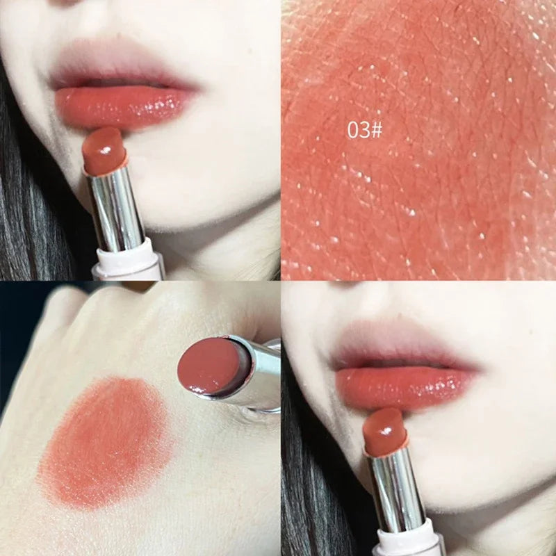 Water Gloss Mirror Lipstick – Crystal Jelly Moisturizing Lip Mirror Lip Gloss SWANS 03
