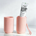 SWANS Travel Toothbrush Cup & Nano-Hydroxyapatite Toothpaste Set Travel Oral Care Set SWANS set 2