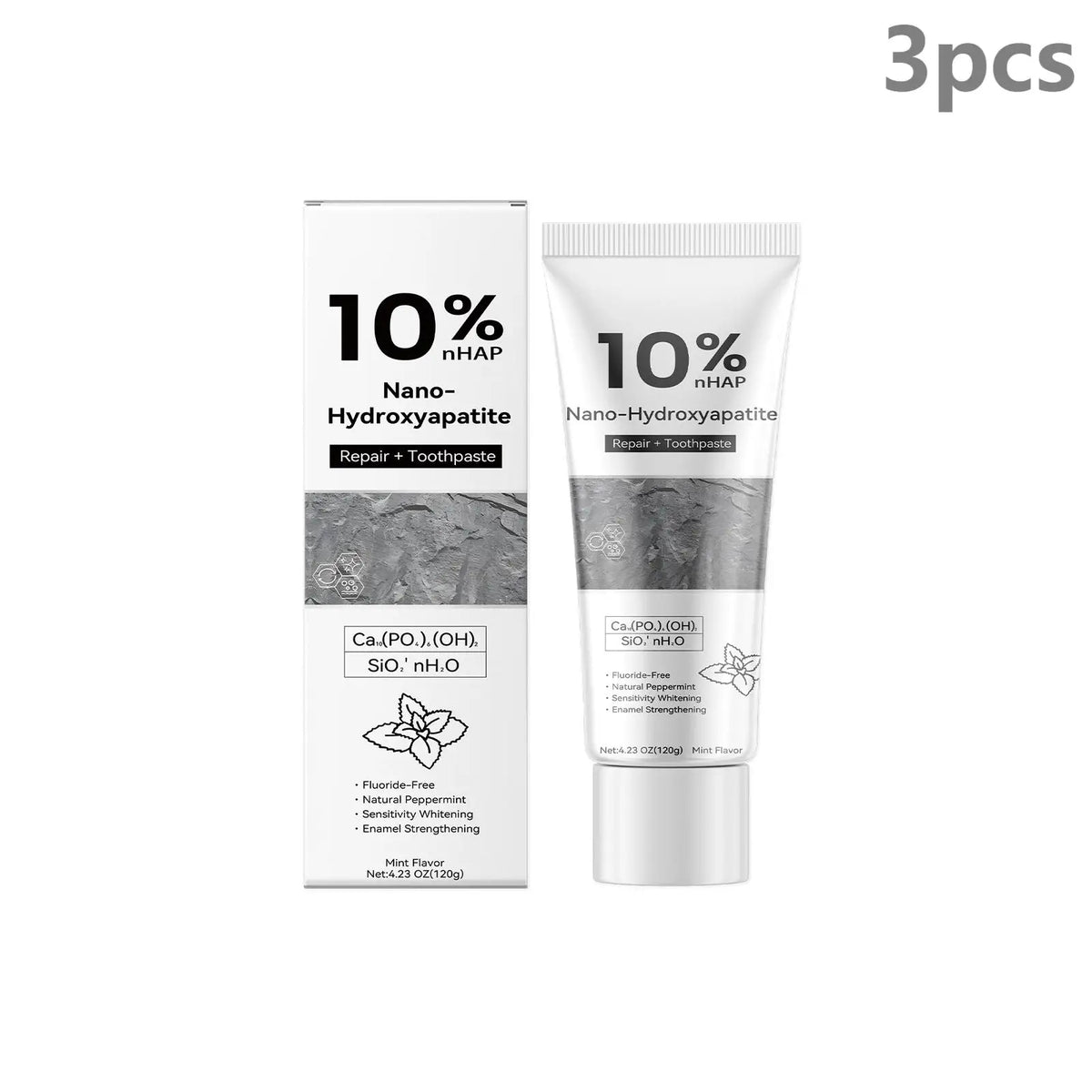 SWANS Nano Hydroxyapatite Toothpaste – Whitening & Enamel Whitening Toothpaste SWANS 3pcs
