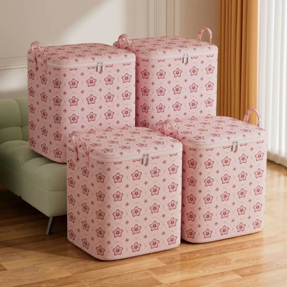 Foldable Clothes Storage Bins with Handle – Large Capacity Clothes Storage Bin SWANS