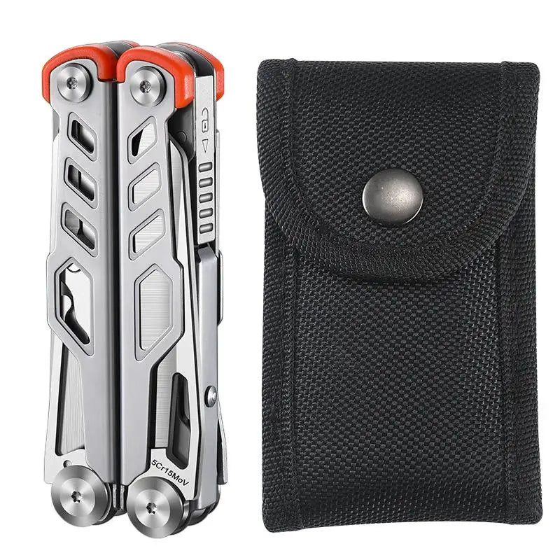 XMSJ DL10 Folding Multifunctional Pliers – EDC Survival Tool Folding Multi-Tool SWANS gray
