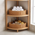 2-Pack Triangle Corner Storage Baskets – Bathroom & Kitchen Organizer Corner Storage Basket SWANS Default Title