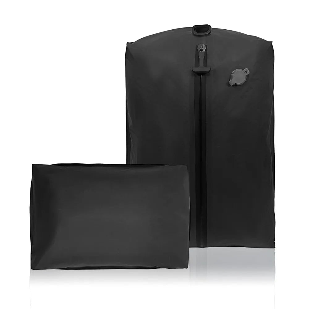 Vacuum Compression Bags for Travel – Waterproof Space Saver Vacuum Storage Bag SWANS Black 1pc