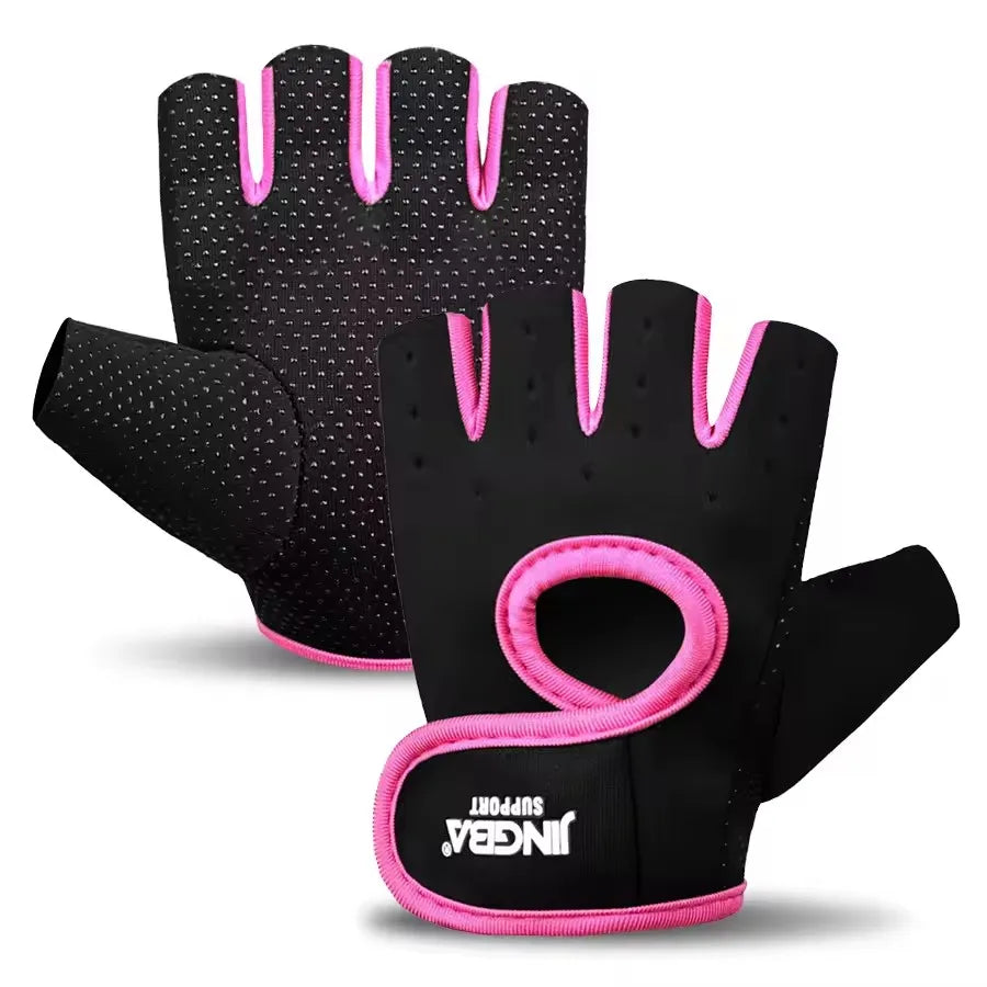 SWANS Unisex Gym Gloves – Weight Lifting & Training Grip Workout Gloves SWANS Pink XL