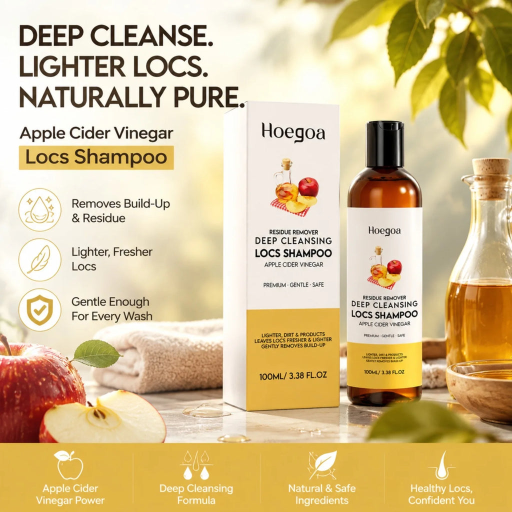 Apple Cider Vinegar Locs Shampoo – Deep Cleansing 100ml Locs Shampoo SWANS