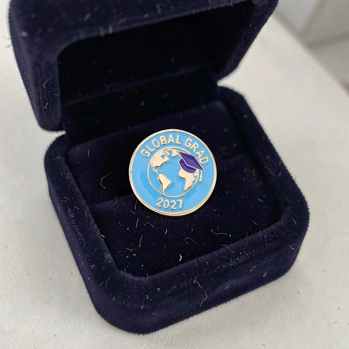 6-Pack Class of 2027 Graduation Lapel Pins – Metal Enamel Badge Graduation Lapel Pins SWANS