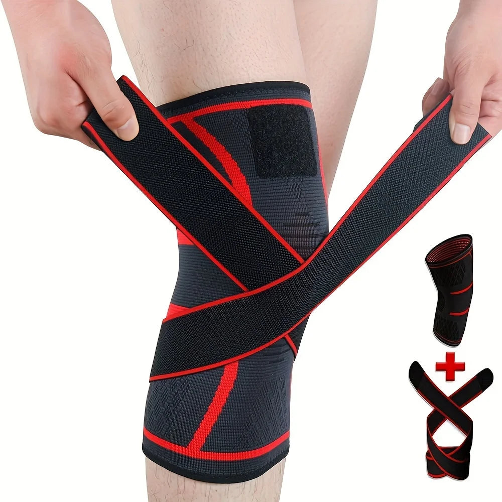 SWANS Nylon Knit Knee Brace – Anti-Slip Sports Knee Support Sports Knee Brace SWANS