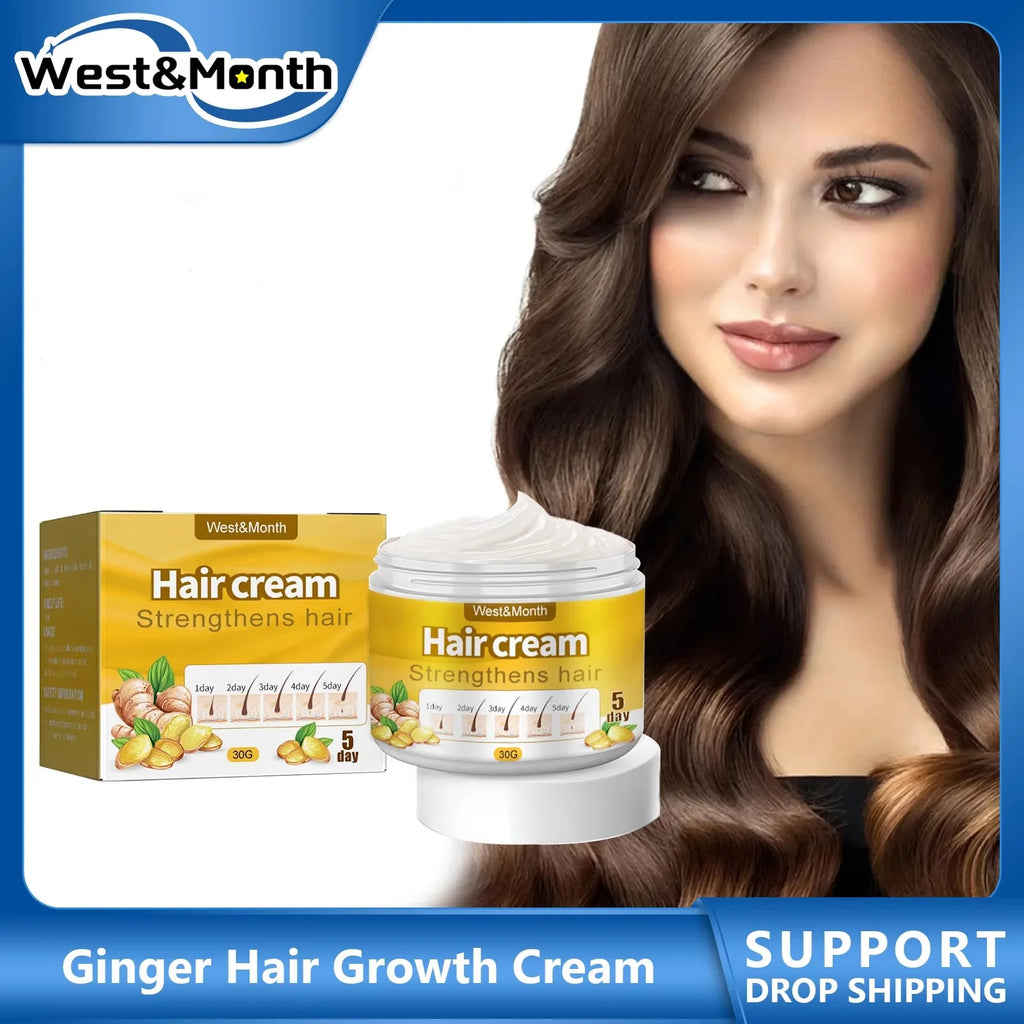 WEST MONTH Ginger Hair Growth Cream – Strengthen & Nourish Hair Growth Cream SWANS Default Title