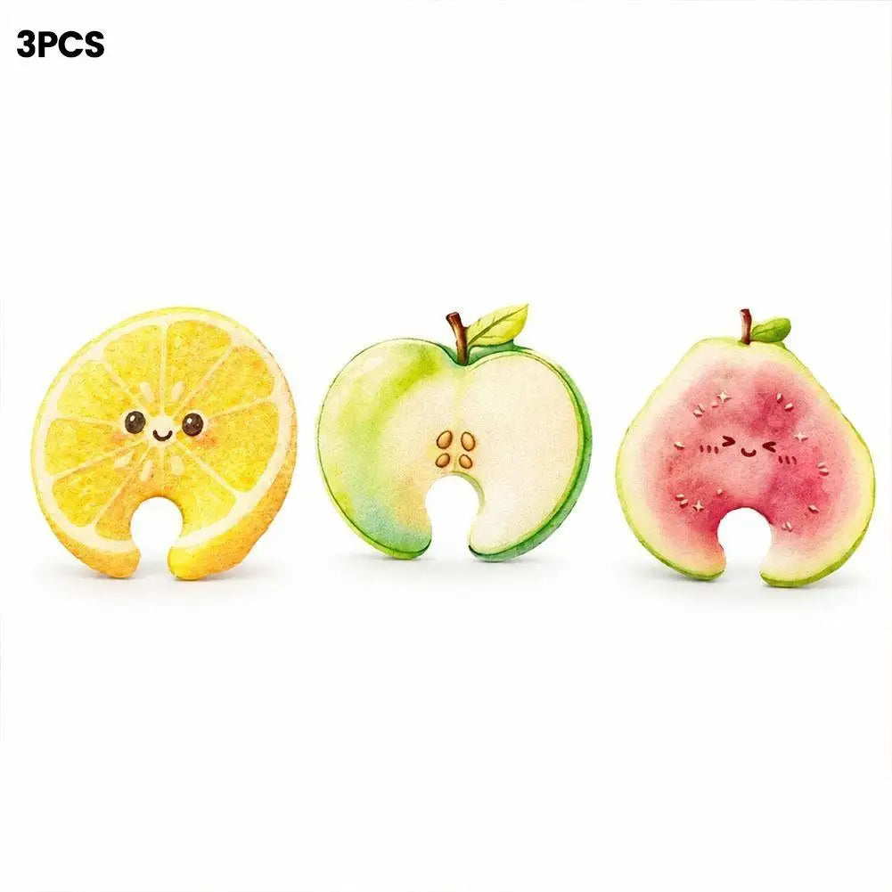 SWANS Fruit-Shaped Wood Pulp Sponge Dishwashing Set 3-Pack Dishwashing Sponge Set SWANS SET