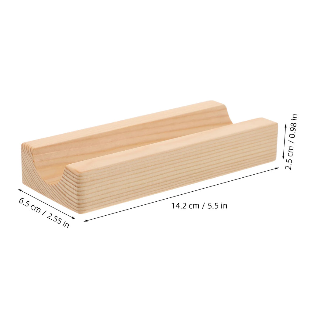 2-Pack Solid Wood Rolling Pin Holder Rack – Countertop Stand Rolling Pin Holder SWANS