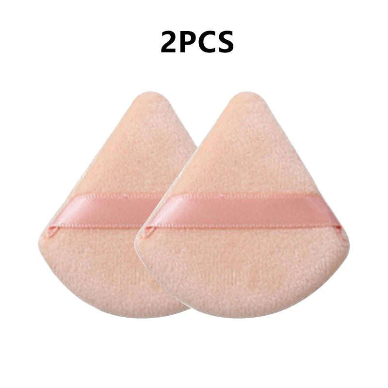 Triangle Crystal Velvet Makeup Sponge Puff – 2/5/10 Pack Makeup Sponge Puff SWANS Skin-2pcs