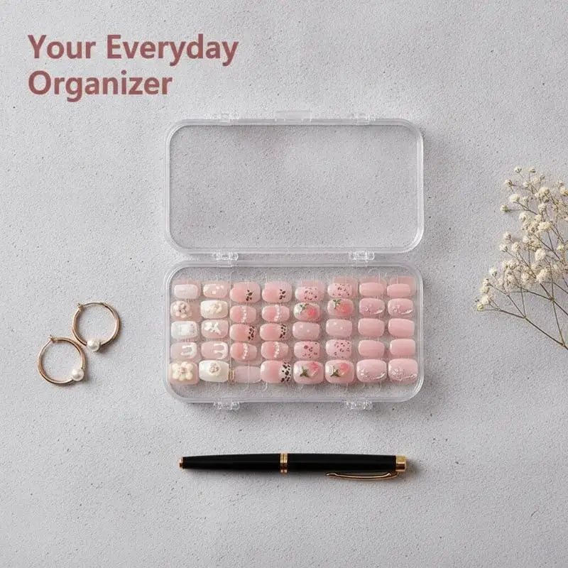 Multi-Layer Transparent Nail Display Holder & Storage Organizer Nail Art Organizer SWANS