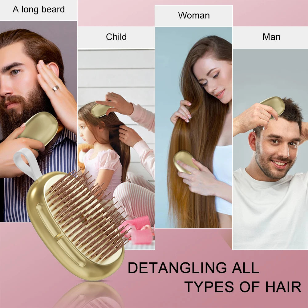 YIBER Hair Roots Massage Brush – Scalp & Detangling Comb Scalp Massage Brush SWANS
