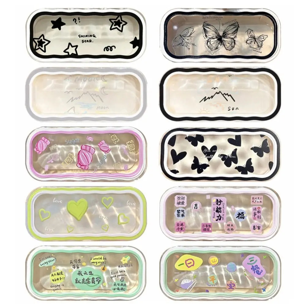 Transparent Plastic Glasses Case – Portable Sunglasses Storage Box Eyeglasses Case SWANS