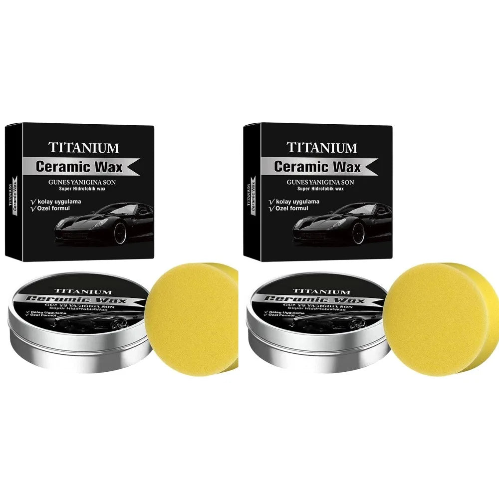 Car Scratch Repair Paste & Ceramic Coating Polish Wax Set Car Polish Wax SWANS 2pcs