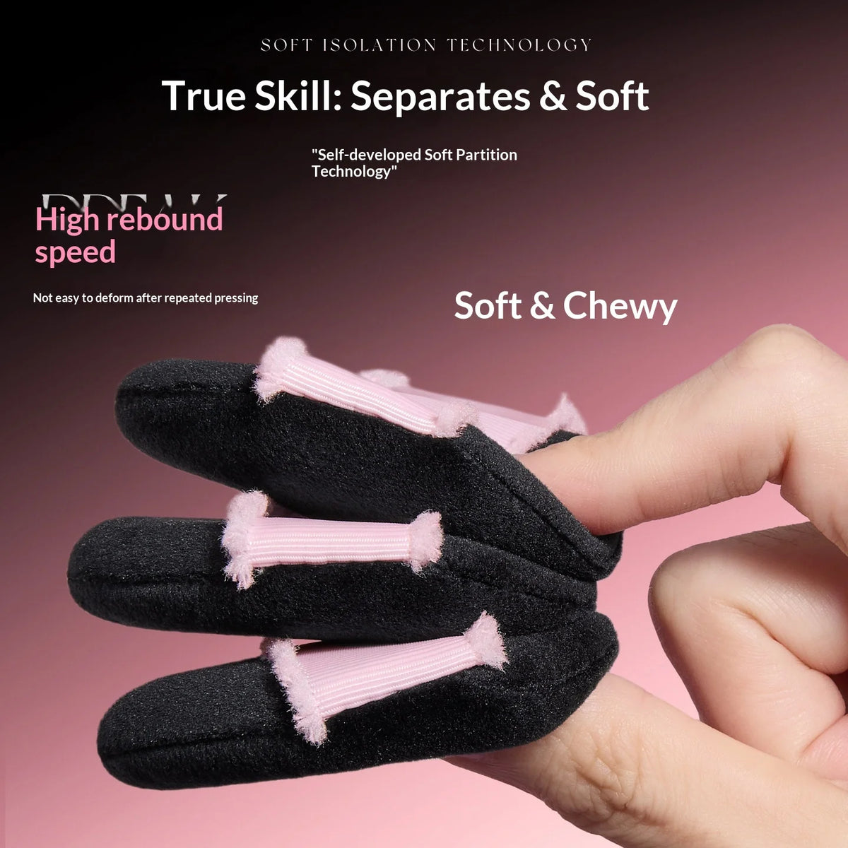 Velvet Powder Puff – Soft Fluffy Sponge for Setting & Blending Makeup Powder Puff SWANS