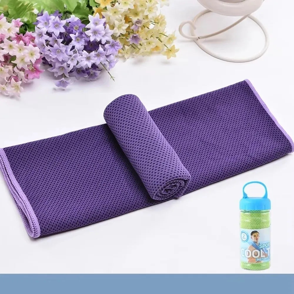 SWANS Cooling Towel – Quick-Dry Breathable Beach & Sport Cooling Sport Towel SWANS Purple