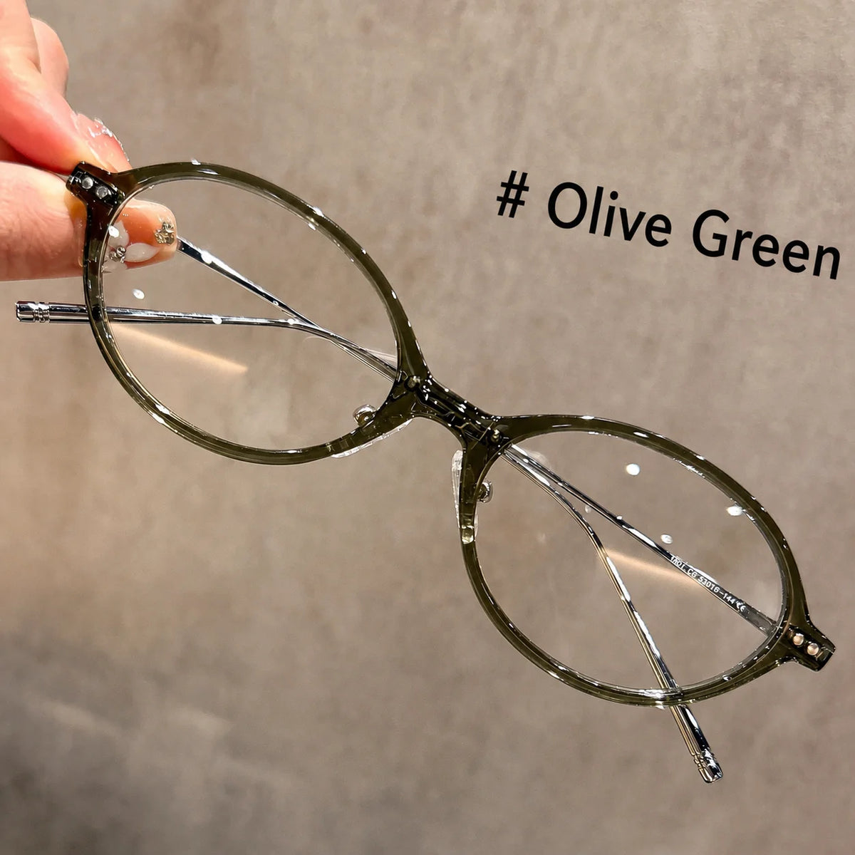 TR90 Vintage Oval Blue Light Blocking Eyeglasses Frame Women Eyeglasses Frame SWANS C2