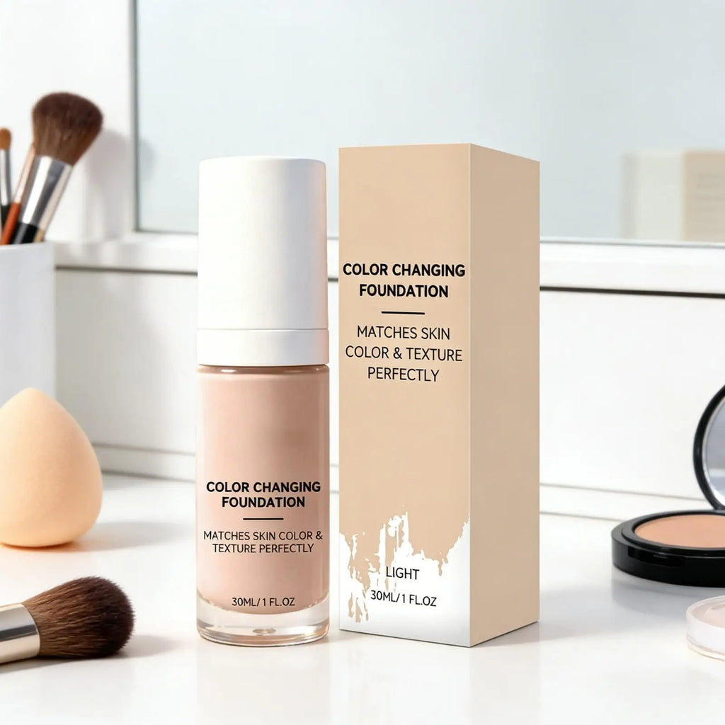 Color Changing Full Coverage Foundation – Waterproof Liquid 30ml Liquid Foundation SWANS