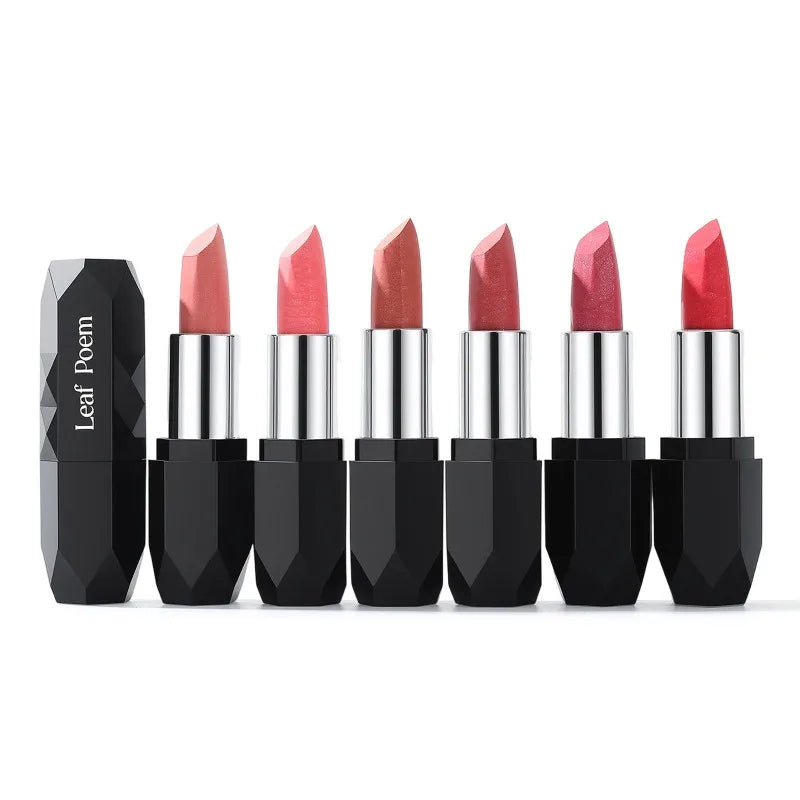 Diamond Frost Metallic Lipstick – Gold Shimmer Matte Lip Gloss Metallic Matte Lipstick SWANS