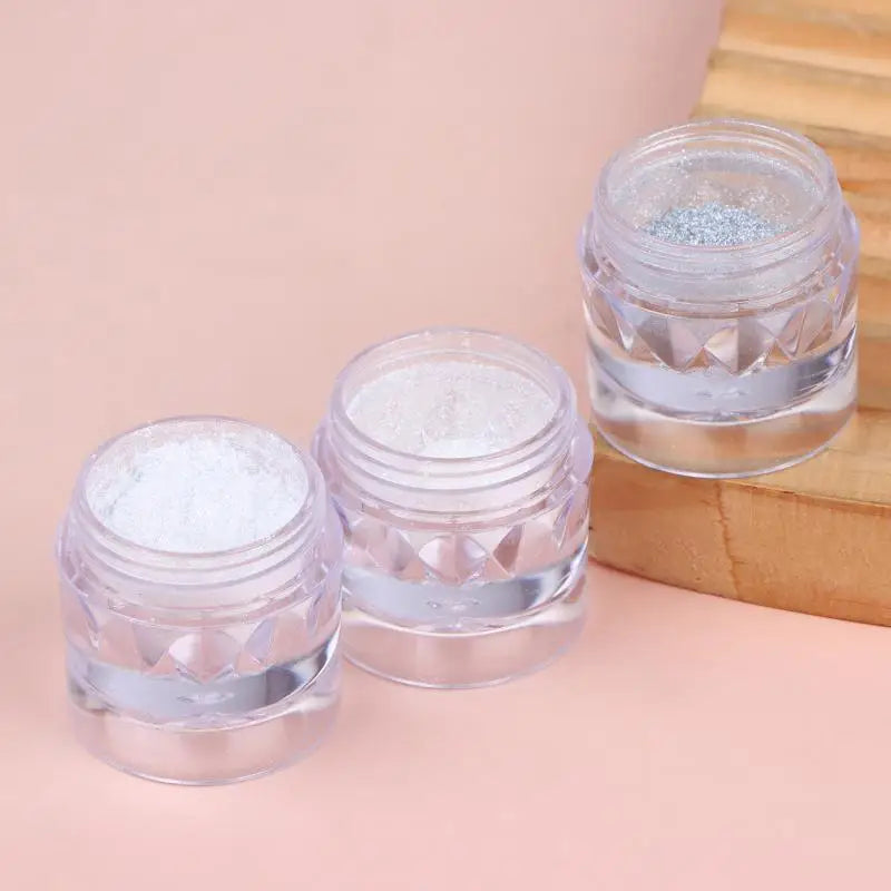 YOVIP Chrome Mirror Nail Powder – Aurora Iridescent Pigment Nail Art Powder SWANS