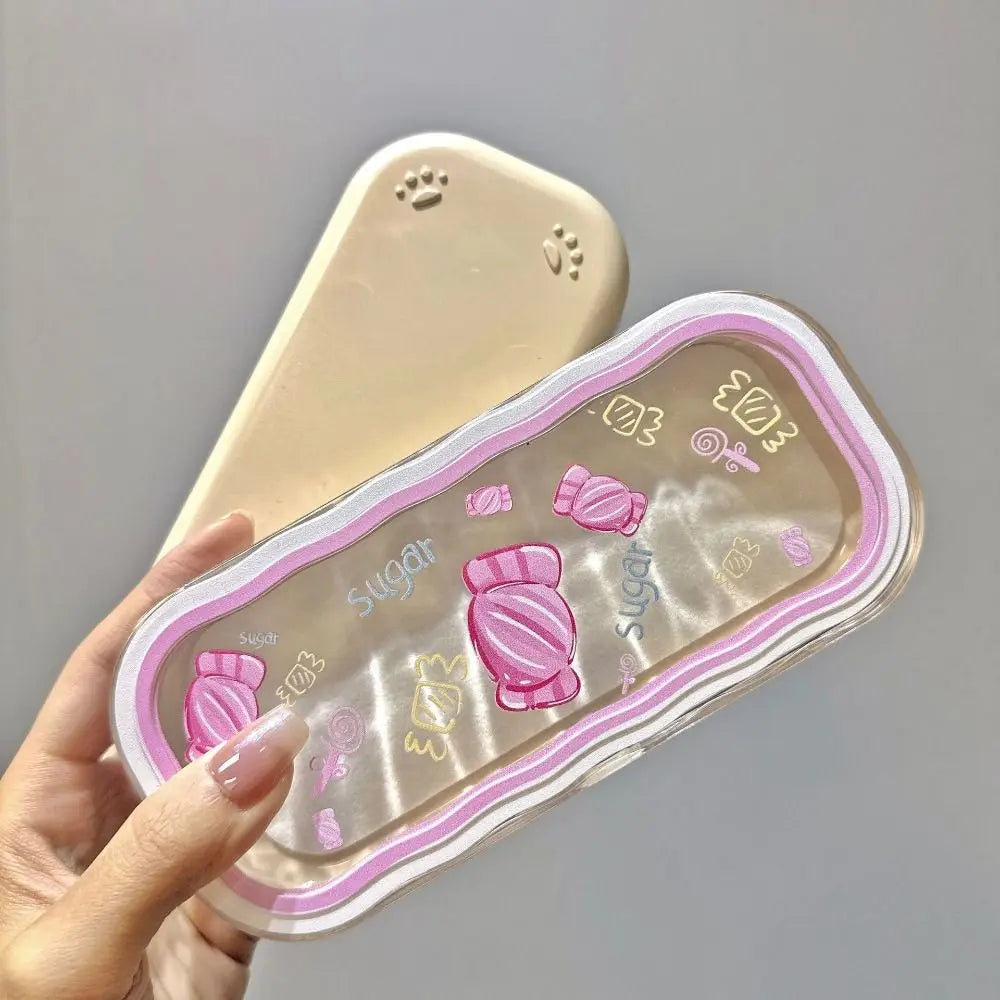 Transparent Plastic Glasses Case – Portable Sunglasses Storage Box Eyeglasses Case SWANS