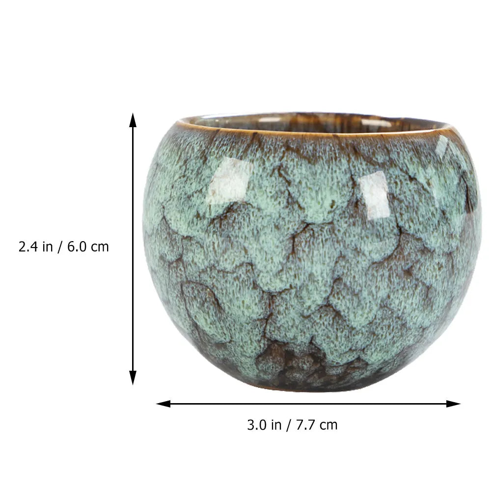WINOMO Yao Bian Ceramic Tea Cup – Elegant Retro Teacup Ceramic Tea Cup SWANS Assorted Color other