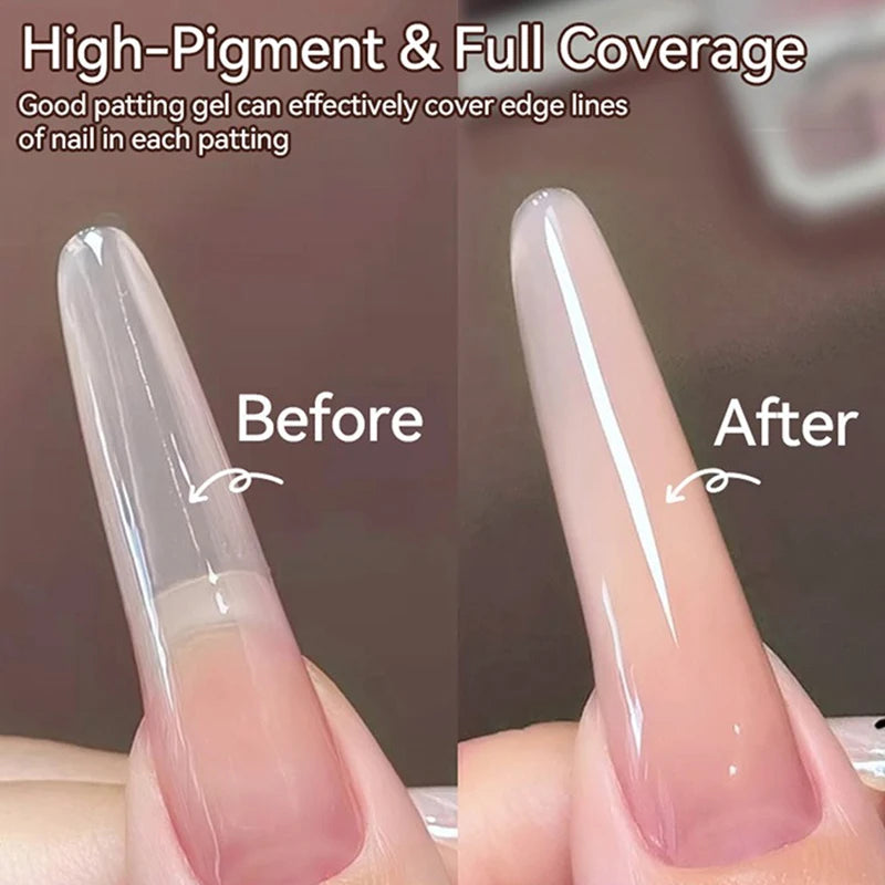 4-in-1 Pat Pat Gel Nail Art Polish – Nude Pink 8ml Gel Nail Polish SWANS