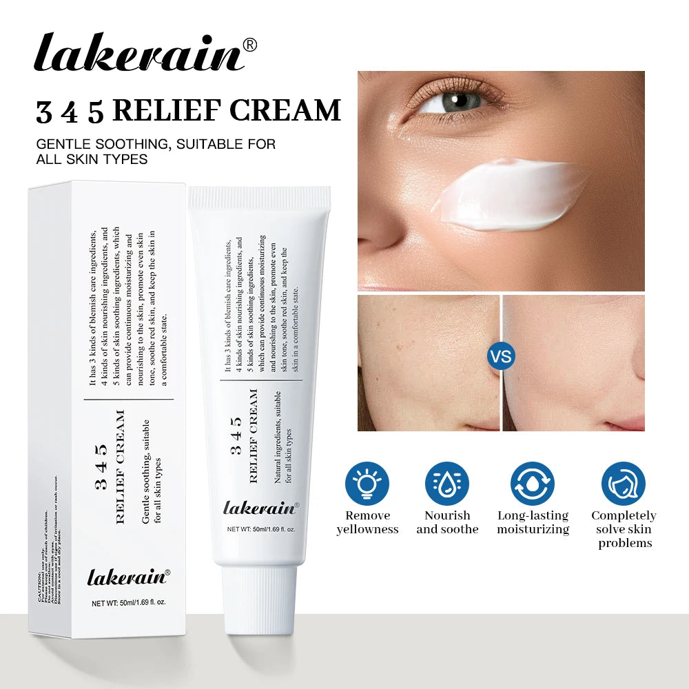 345 Relief Cream – Korean Brightening & Moisturizing Face Cream Moisturizing Face Cream SWANS
