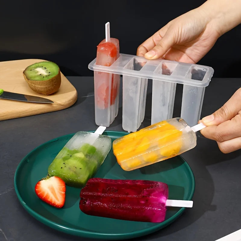 SWANS Reusable PP Popsicle Mold – Frozen Ice Cream Maker Popsicle Ice Cream Mold SWANS