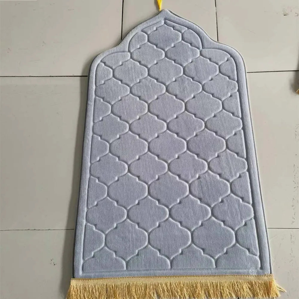 Soft Flannel Muslim Prayer Mat – Non-Slip Thickened Rug 65×115cm Prayer Mat Rug SWANS 8