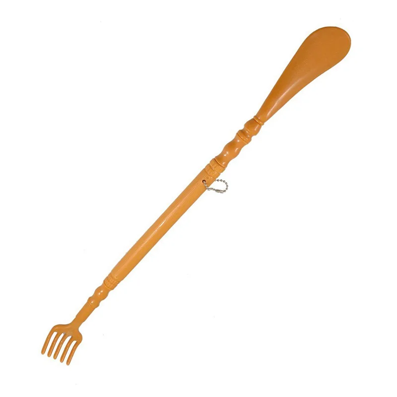 SWANS Back Scratcher 6-Pack – 48cm Plastic Handle Brown Back Scratcher SWANS