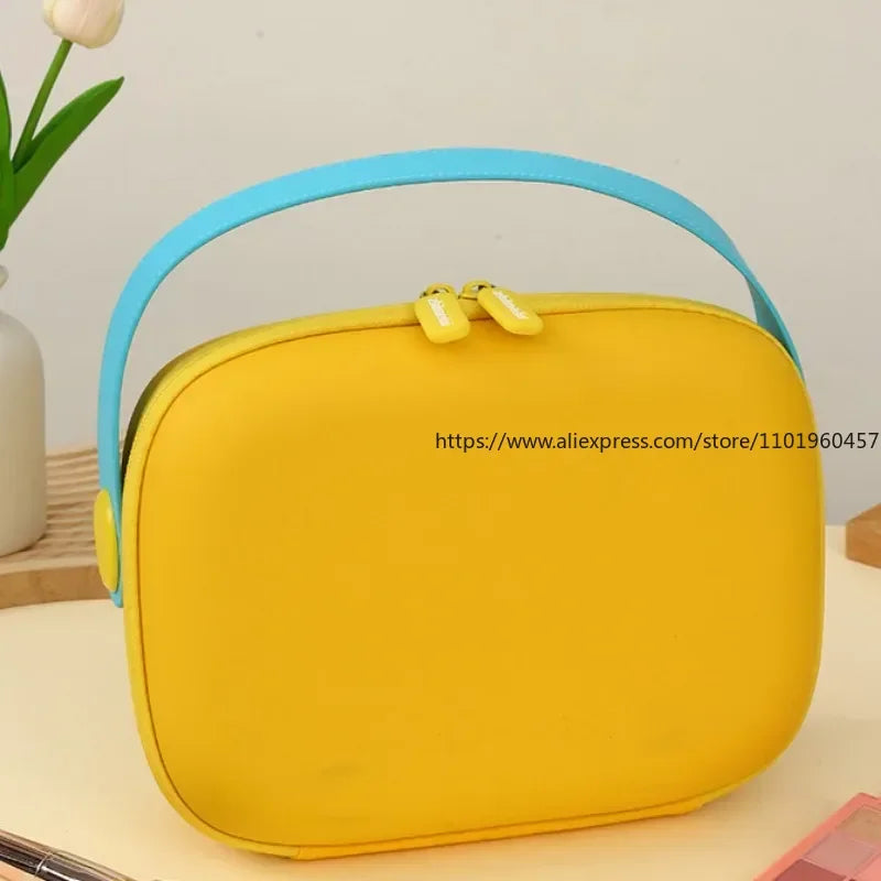 Fungoofun Large Travel Cosmetic Bag – EVA 3D Makeup Organizer Travel Cosmetic Bag SWANS
