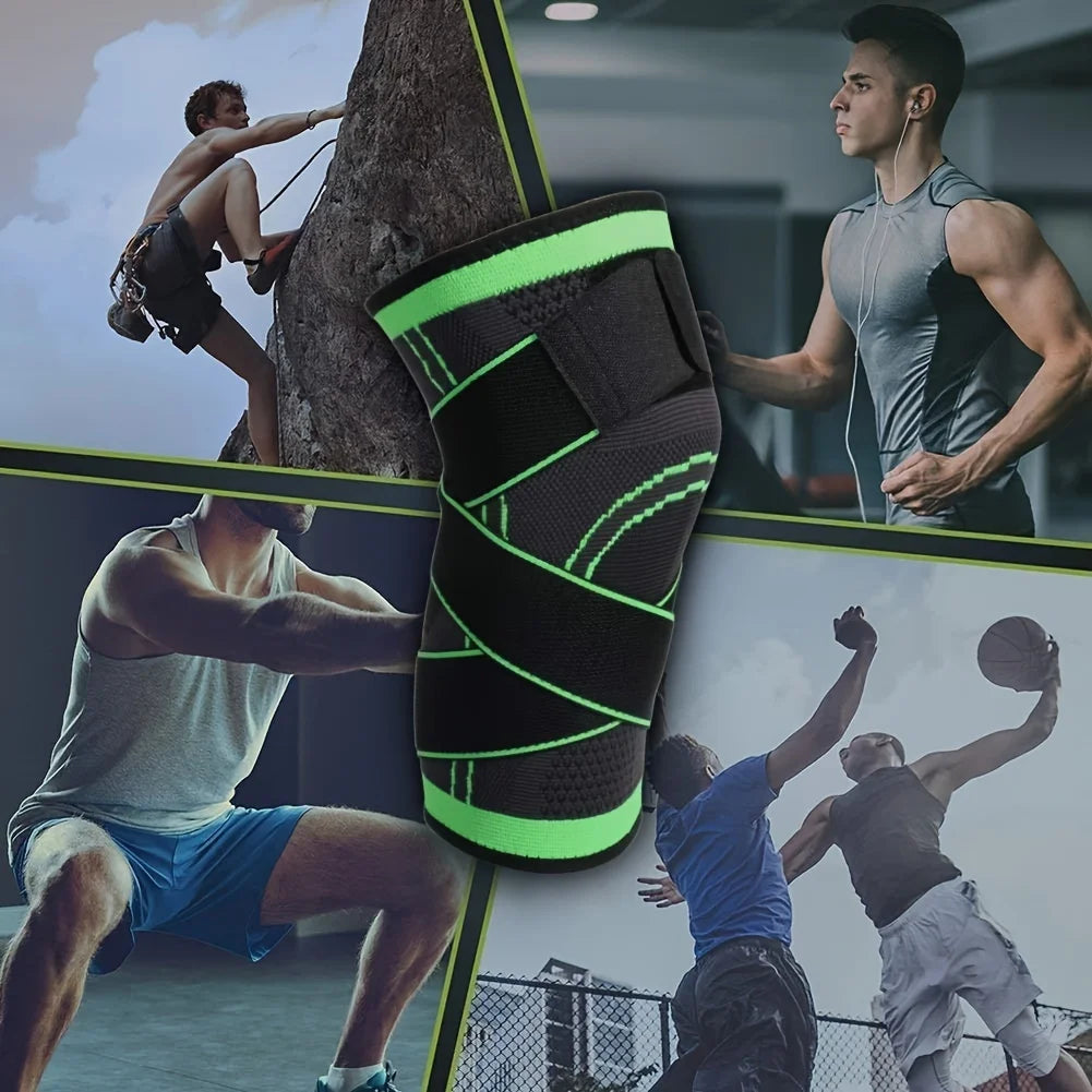 SWANS Nylon Knit Knee Brace – Anti-Slip Sports Knee Support Sports Knee Brace SWANS